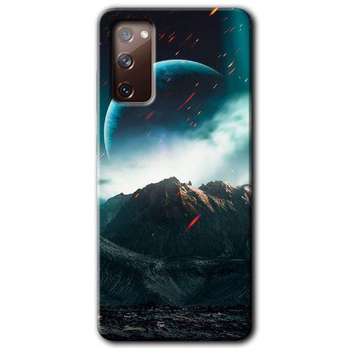 MRCİLETİSİM Samsung Galaxy S20 FE Kılıf Baskılı Kapak - Uzay Gökyüzü +Tam Ekran Koruyucu