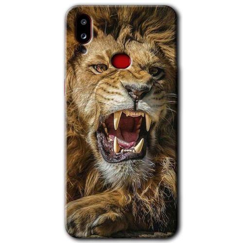Samsung Galaxy A10s Kılıf HD Desen Baskılı Arka Kapak + Temperli Cam - Lion King