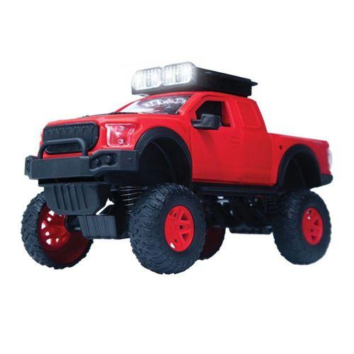 Sesli Işıklı İş Makinaları 25 cm Kamyon - 4016 - Kırmızı