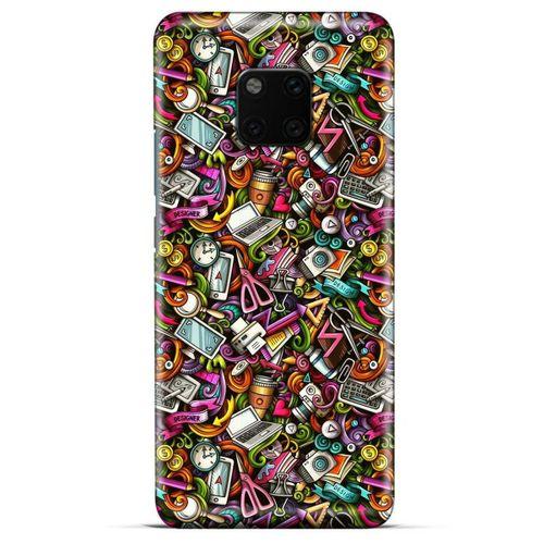 Lopard General Mobile GM 20 Pro Uyumlu Kılıf Graffitix (10) Full Koruma Kılıfı