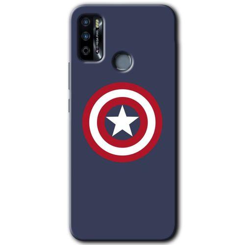 İnfinix Hot 9 Play Kılıf HD Desen Baskılı Arka Kapak - Captain!