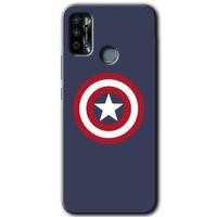 İnfinix Hot 9 Play Kılıf HD Desen Baskılı Arka Kapak - Captain!