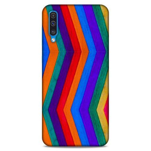 Lopard Samsung Galaxy A50 Uyumlu Kılıf Wood'X (25) Antişok Kapak Baskılı