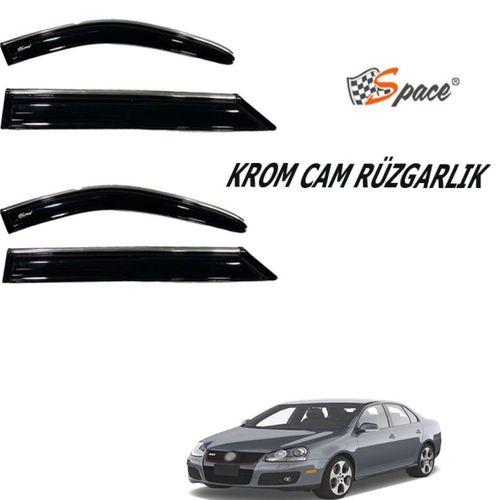Krom Cam Rüzgarlığı 1.2Mm Volkswagen Jetta 2005-2010 4'Lü / Caru457