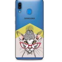 Zoologix (25) Samsung Galaxy A30 Şeffaf Kılıf Silikon Desenli