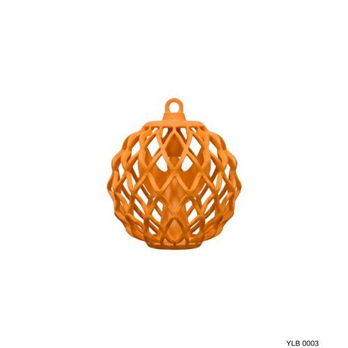 Turuncu Kafes Desenli Dekoratif Yilbasi Susu