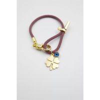 İpli Yonca Bileklik - Mor