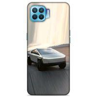 Lopard Oppo Reno 4 Lite Uyumlu Kılıf PickUpX (17) Tasarım Kılıf Gümüş Gri
