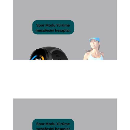 Tpu Ve Silikon Kordonlu Akıllı Bileklik – 20 Gün Bekleme Süresi