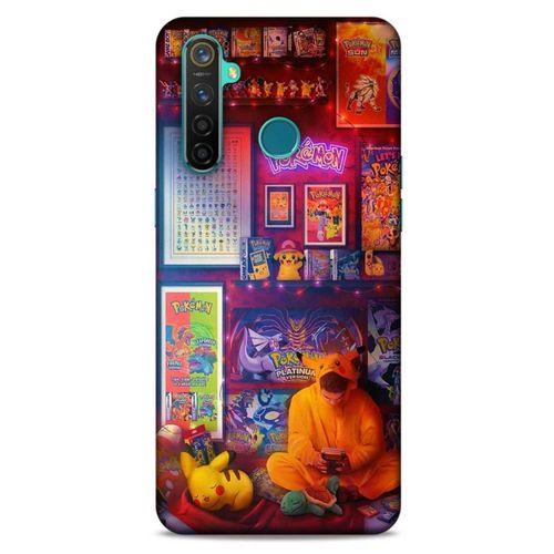 Retro (27) Desen Tasarımlı Kılıf Renkli Oppo Realme 5 Pro Kılıf
