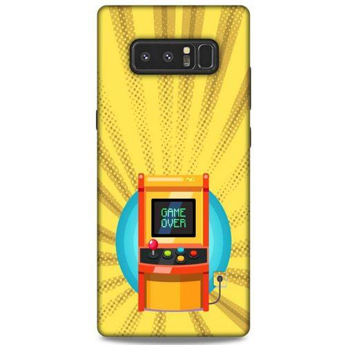 Retro (32) Desen Soft Silikon Kılıf Renkli Samsung Galaxy Note 8 Kılıf
