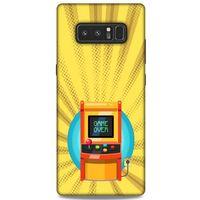 Retro (32) Desen Soft Silikon Kılıf Renkli Samsung Galaxy Note 8 Kılıf