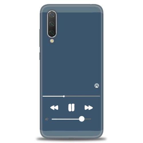 Xiaomi Mi 9 SE Kılıf HD Baskılı Kılıf - Müzik Çalar + Tam Ekran Koruyucu