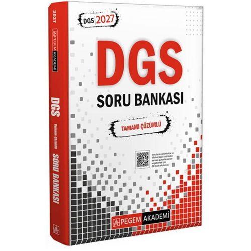 2027 DGS Tamamı Çözümlü Soru Bankası Pegem Akademi