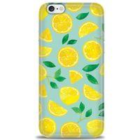 iPhone 6 Kılıf HD Baskılı Kılıf - Limon Dilimleri + Tam Ekran Koruyucu