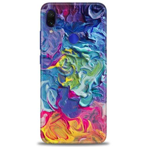 Xiaomi Redmi Note 7 Kılıf HD Baskılı Kılıf - Colors + Tam Ekran Koruyucu