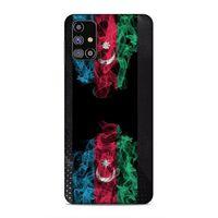 Samsung Galaxy M31s Uyumlu Kılıf Azarbaijan (5) Koruma Kabı Azeri Bayrak İllustre