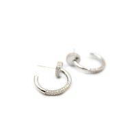 Çivi Küpe - Gümüş