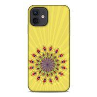 Apple iPhone 12 Kılıf Desenli Özel Seri Tüyler (20) Koruyucu Kılıf