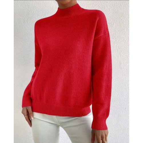 Kadın Uzun Kollu Balıkçı Yaka Triko Bluz