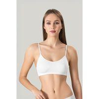 Kadın Ince Askılı Pedli Büstiyer Yarım Atlet Sütyen 3'lü Set