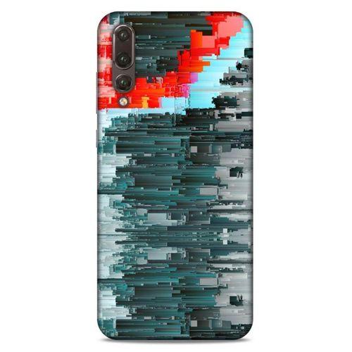 Lopard Huawei P20 Pro Uyumlu Kılıf PiXel (19) Kılıfları Gri Yeşil