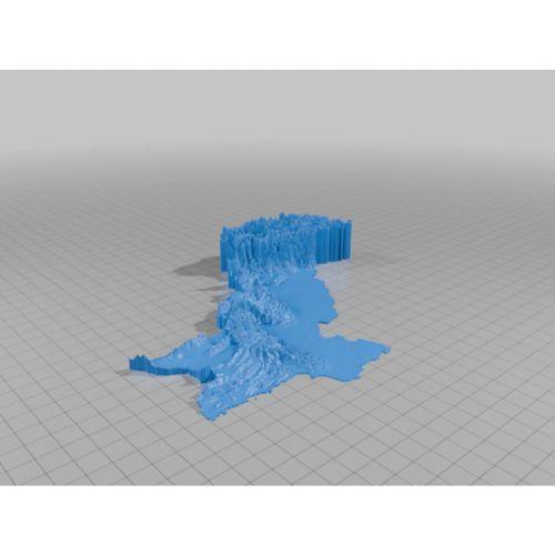Pakistan Topografik Haritası (Bu ürün Sadece Plastik parçadır - Almadan Önce Soru Sorabilirsiniz)