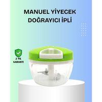 El Tipi Yiyecek Kıyıcı Üç Bıçaklı Pratik Doğrayıcı