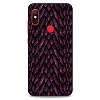 Xiaomi Mi A2 Lite Kılıf Dragons (7) Telefon Kılıfı Ejderha Skin Bordo