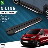 S-Dizayn Citroen Jumpy 3 Kısa Şase S-Line Krom Yan Basamak 213 Cm 2016 Üzeri A+ Kalite