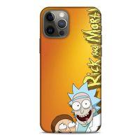 Apple iPhone 12 Pro Uyumlu Kılıf Rick And Morty (15) Antişok Kılıf Harry Herpson