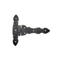 Antika Tarz Dekoratif Pirinç Kuyruklu Düğmeli Menteşe No2 - 138x167 Mm, Oksit