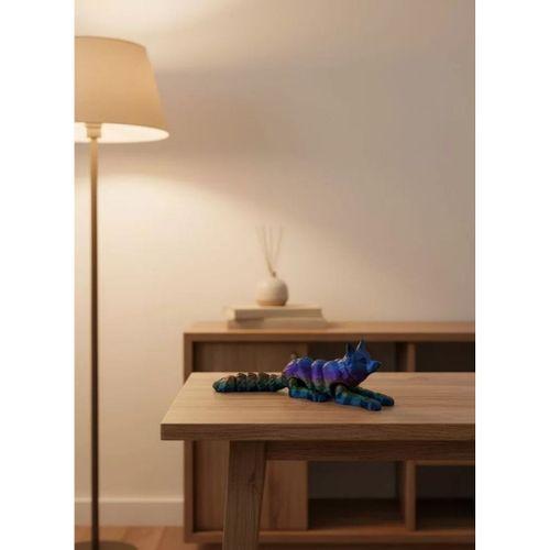 Rainbow Hareketli Kurt Masa Dekoru Esnek Eklem Yapılı