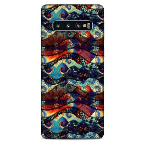 Samsung Galaxy S10 Kılıf Baskılı Özel Seri Taşlı (41) Tank Kılıf