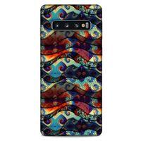 Samsung Galaxy S10 Kılıf Baskılı Özel Seri Taşlı (41) Tank Kılıf