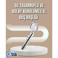 360° Ayarlanabilir Çok Fonksiyonlu Duş Başlığı