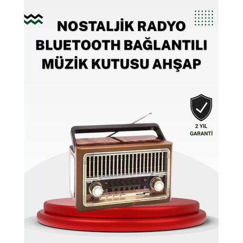 Ahşap Görünümlü Masaüstü Bluetooth Cihaz