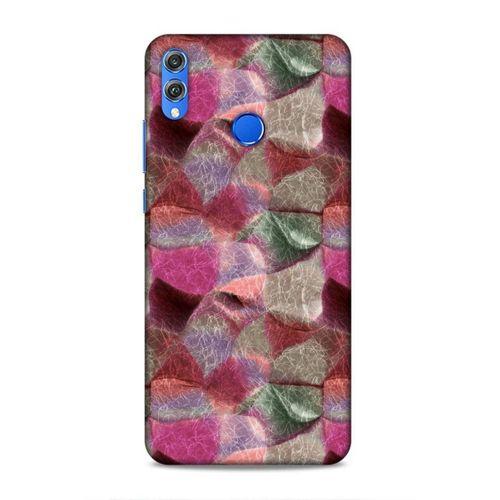 Huawei Honor 8x Uyumlu Kılıf Romans (30) Silicone Case Pembe Yeşil