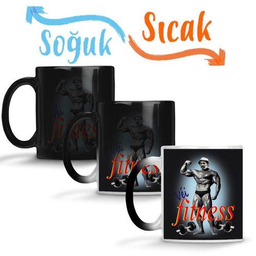 Madruga Fitness 2 Sihirli Kupa Bardak Porselen