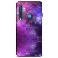 Samsung Galaxy A9 2018 Uyumlu Kılıf Mor Delisi (17) Tasarım Kılıf Bulut