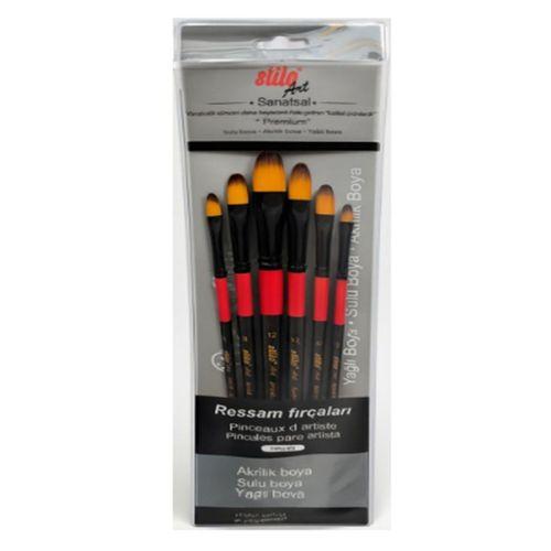 Stilo Kedi Dili Fırça Seti Art Set-2 6Lı
