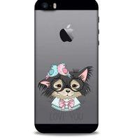 Zoologix (82) Apple Iphone 5S Şeffaf Kılıf Silikon Desenli