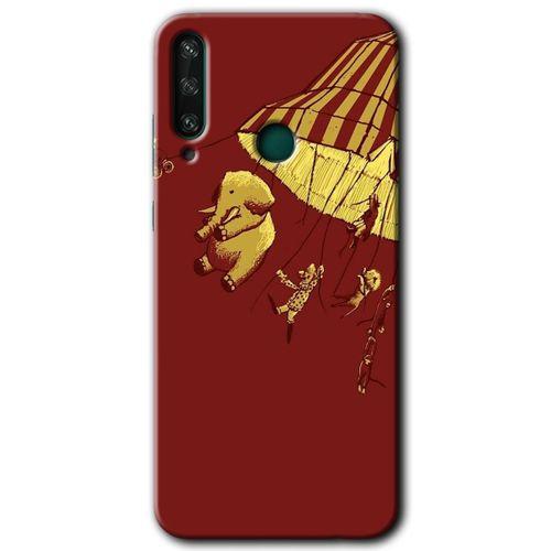 Huawei Y6P Kılıf Baskılı Kapak - Zoo +Tam Ekran Koruyucu