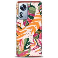 Xiaomi Mi 11 Ultra Kılıf HD Baskılı Kılıf - Turuncu Pembe + Tam Ekran Koruyucu