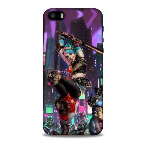 Apple Iphone 5 Uyumlu Kılıf Harley Quinn (29) Arka Koruma Kılıfı Koyu haki