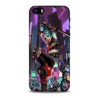 Apple Iphone 5 Uyumlu Kılıf Harley Quinn (29) Arka Koruma Kılıfı Koyu haki
