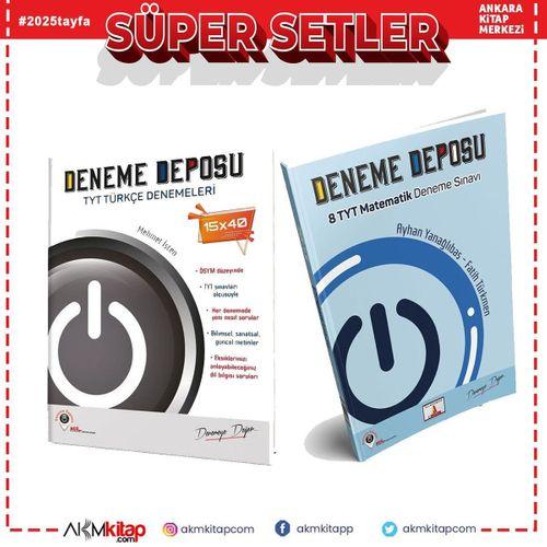 Deneme Deposu TYT Türkçe ve Matematik Deneme Seti 2 Kitap