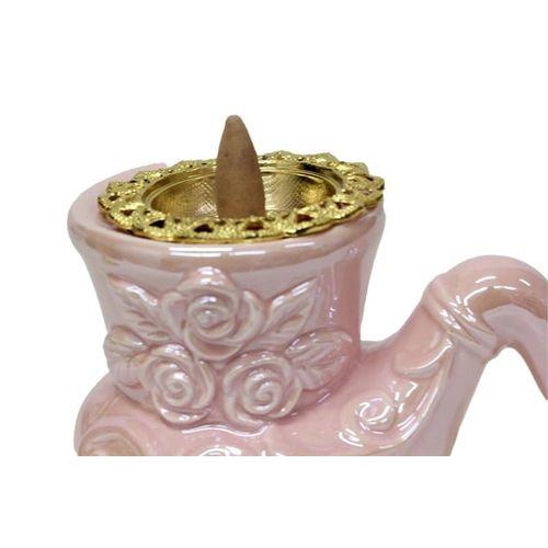 Buhurdanlık Seramik Puro Model  Altın Kapak Dekorlu