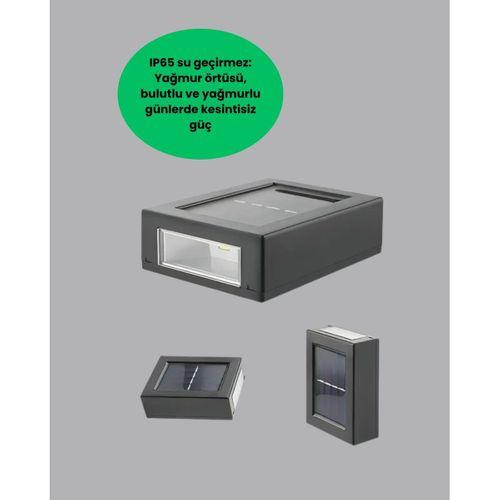 Güneş Enerjili Su Geçirmez Led Duvar Lambası