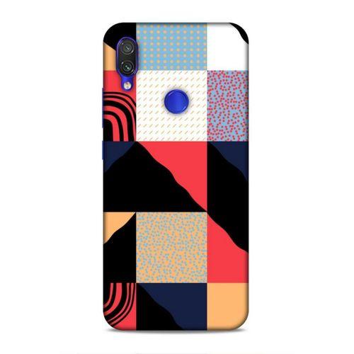 Xiaomi Redmi Note 7 Pro Uyumlu Kılıf Insomnia (16) Kalın Kılıf Siyah Kırmızı